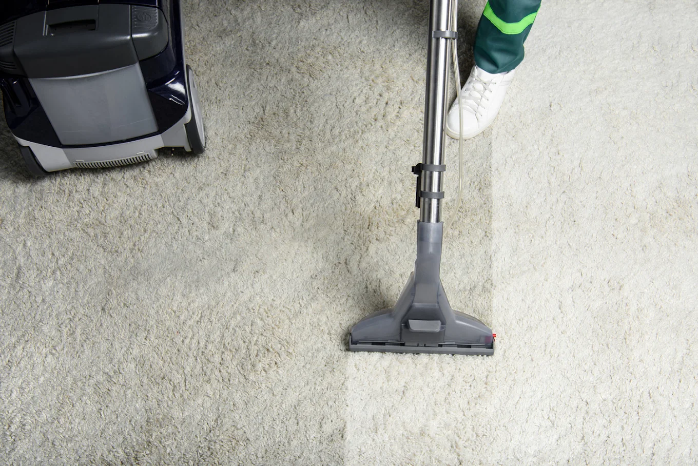 Carpet cleaning project from October 2020