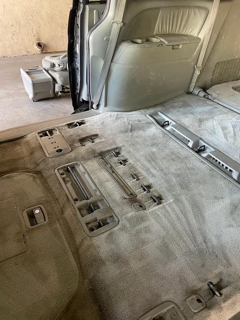 Recent carpet cleaning project